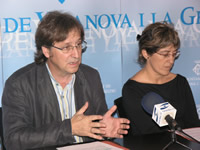 Tomàs Álvaro i Núria Illa van presentar dimecres la nova col·lecció municipal sobre drets .