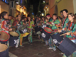 Els tabalers amb la nova casaca, dissabte passat.