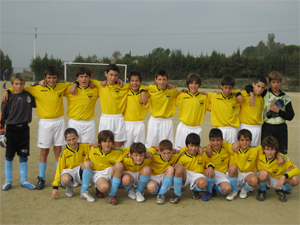 L'Aleví A va guanyar en l'últim minut al camp del Base Olèrdola