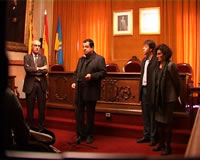 Recepció als representants de municipis indians a l'Ajuntament de Vilanova.