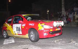 Els pilots de l'equip VNG Motorsport durant el tram de Belesta-Pezilla (21,600kms)