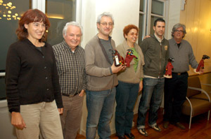 Foto dels premiats en la segona edició del premis de la Nit Canallesca. fdg/rita lamsdorff