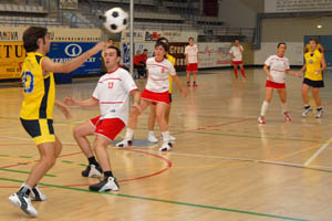 Imatge d'arxiu d'un partit de korfbal jugat a Vilanova. fdg/miquel vall