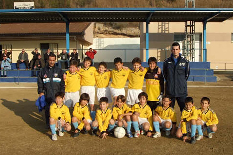 Plantilla de l'equip alevi B de la fundació