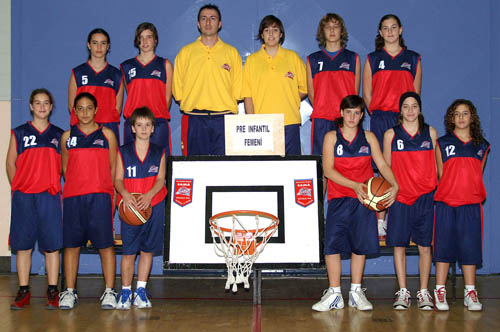 L'equip preinfantil femení va jugar dos partits aquest cap de setmana. fdg/ marcel fabra