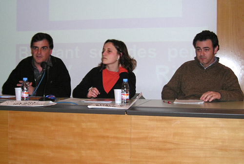 Lluís Giralt, Núria Mestre i Josep Mesia