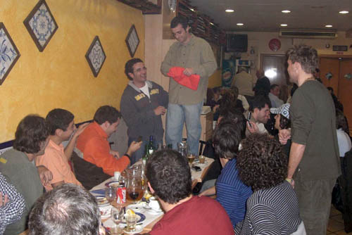 Cena despedida del sabio de Ferro