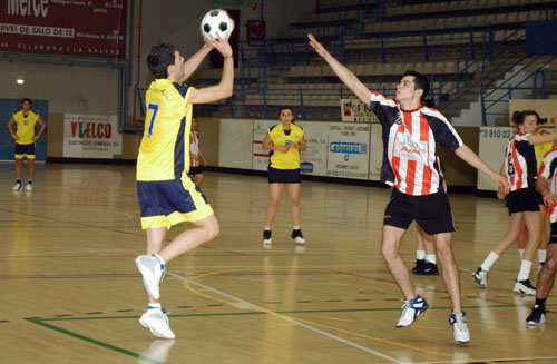 Victòria dels vilanovins davant l'equip de Terrassa. fdg/rita lamsdorff
