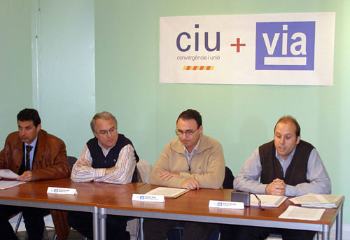 Imatge de la presentació de CIU - VIA