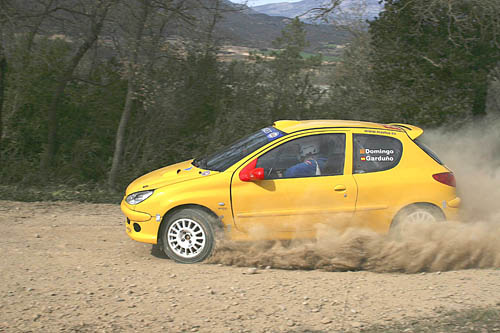 Nou Peugeot 206 RC amb el qual Domingo-Garduño tests la setmana passada a Basella