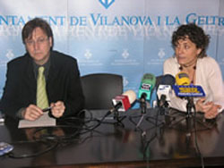Tomàs Álvaro i Iolanda Sánchez, aquest matí