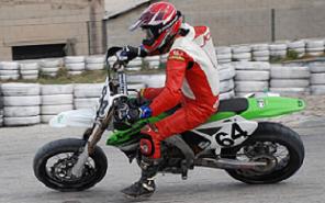 En Josep Albet en acció en la primera cursa