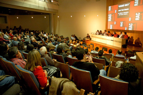 El debat a cinc s'enregistrarà al nou auditori de Neàpolis. fdg/ rita lamsdorff