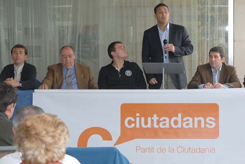Imatge de la presentació dels candidats de la comarca. fdg/ miquel vall