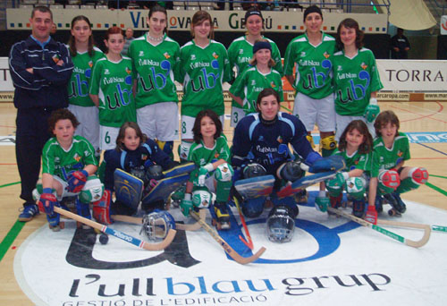 Plantilla de l'equip femení del CP Vilanova - l'Ull Blau