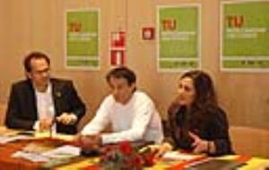 La presentació de les propostes d'ICV-EUiA per a Sant Pere de Ribes es va fer parallelament a un taller deducació mediambiental. fdg/ rita lamsdorff