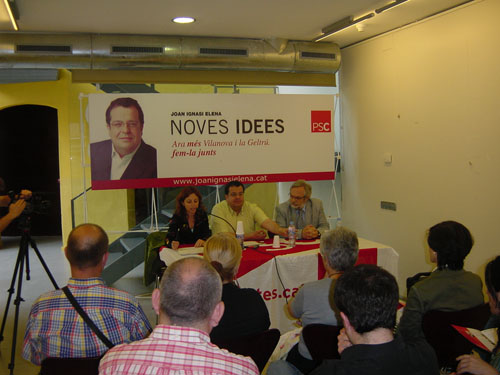 Acte del PSC sobre Educació a l'Espai Toc.