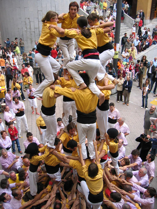 Una construcció dels Bordegassos a Berga. Foto: Elisa Canyís