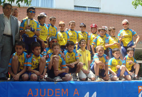 Els integrants de l'equip ciclista Velo Sprint