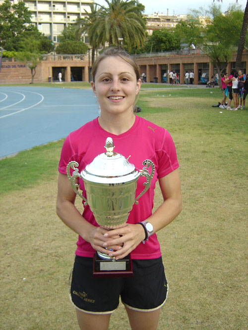 Anna Palou amb la copa