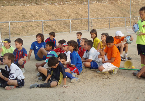 Campus de futbol realitzat lany passat a Canyelles