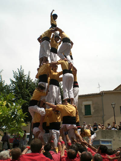 Imatge del 4d7 amb agulla dels Bordegassos a Banyeres. foto; Mayte Gomà