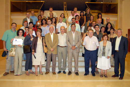 Fotografia de tots els premiats.