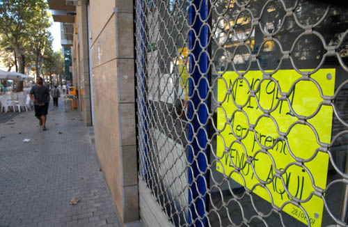 L'administració del capdemunt de la Rambla va lliurar el premi. fdg/ carles castro