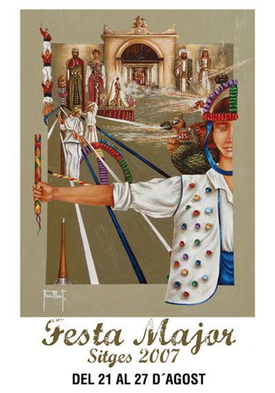Cartell de la Festa Major de Sitges 2007