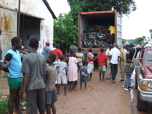 Imatges de les bicicletes a Guinea Bissau