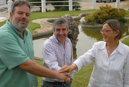 Joan Rodríguez Serra, Josep Antoni Blanco i Monica Miquel. fdg/ carles castro