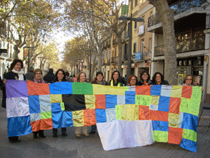 Dones del Garraf envien missatges de suport a les dones de Colòmbia