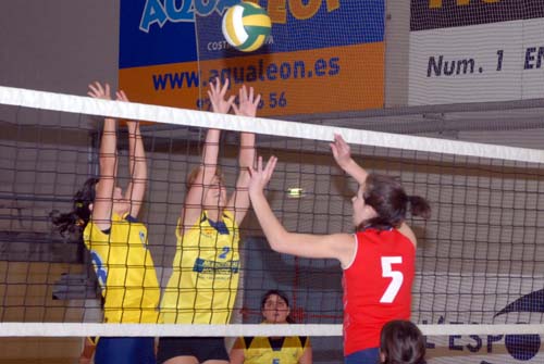 Imatge d¡arxiu de l'equip de vòlei