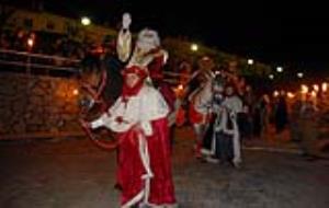 Imatge d'arxiu de la cavalcada de Reis a Canyelles