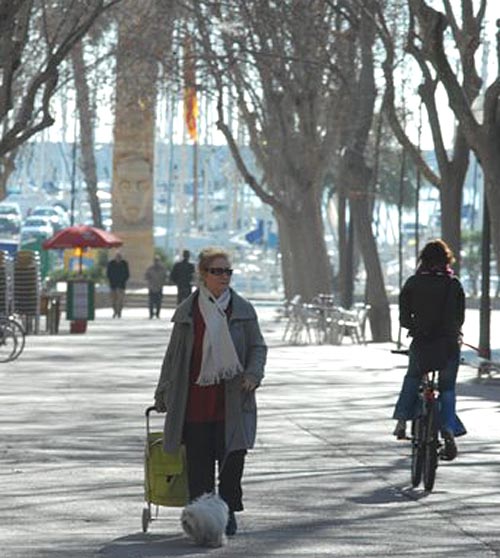 Imatge d'arxiu de la Rambla de la Pau