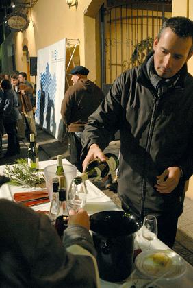 Festa del vi novell, celler can pujol