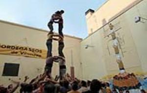Maite Gomà. Torre de sis neta a l'assaig del dia 22 juny