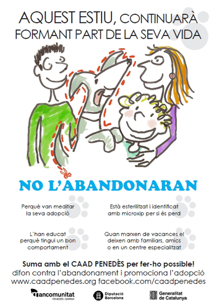 VD. Contra l'abandonament d'animals a l'estiu