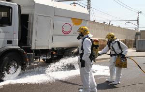 Vilanova.cat. Simulacre d'accident químic al carrer Àncora