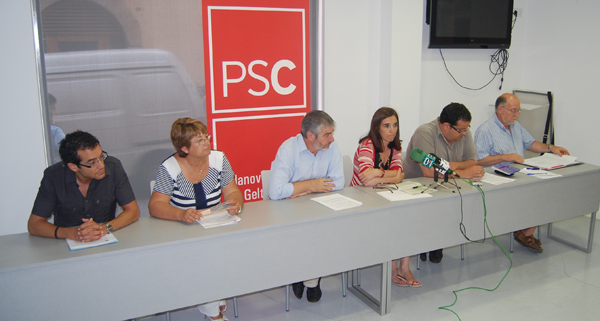 PSC. Responsables del PSC al Garraf