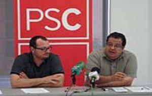 PSC. Juan Luís Ruíz i Joan Ignasi Elena