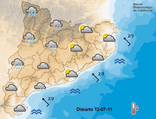 VD. Tempestes i baixada de la temperatura