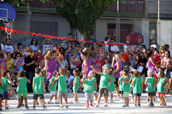 Vilanova.cat. Cloenda del campus d'estiu del Club Bàsquet Samà