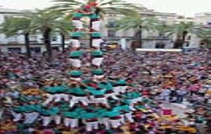 Torre de 9 dels Castellers de Vilafranca