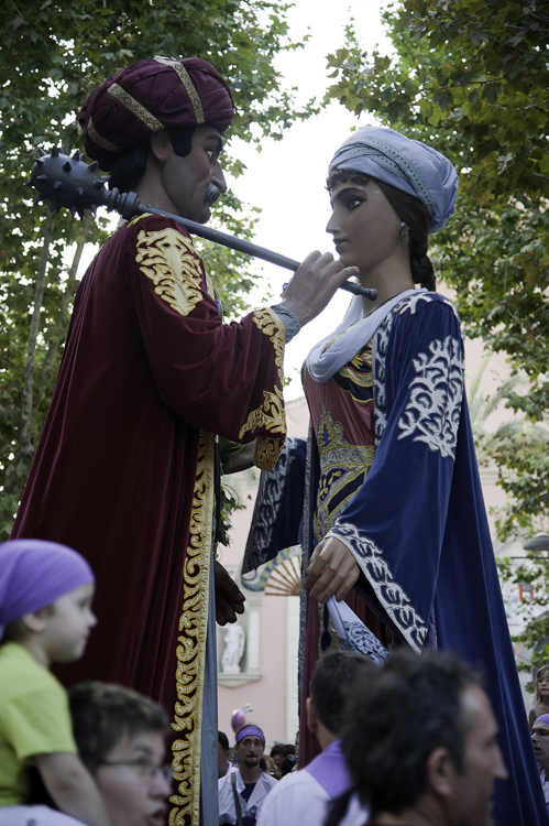 María García. Baixada de gegants. Festa Major 2011