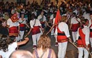 Trobada de Boges. Aniversari de la colla de bastons noies