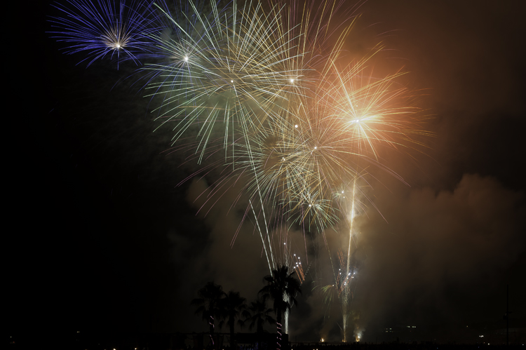 María García. Festa Major de Vilanova i la Geltrú. Castell de Focs