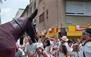 Cercavila de la sortida d'Ofici de la Festa Major