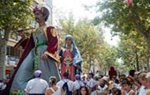 Cercavila de la sortida d'Ofici de la Festa Major