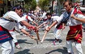 Cercavila de la sortida d'Ofici de la Festa Major